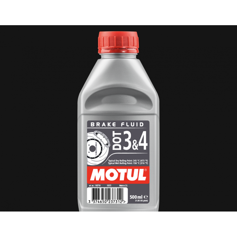 Motul - Liquide de frein DOT 3 & 4 Brake Fluid 500ml