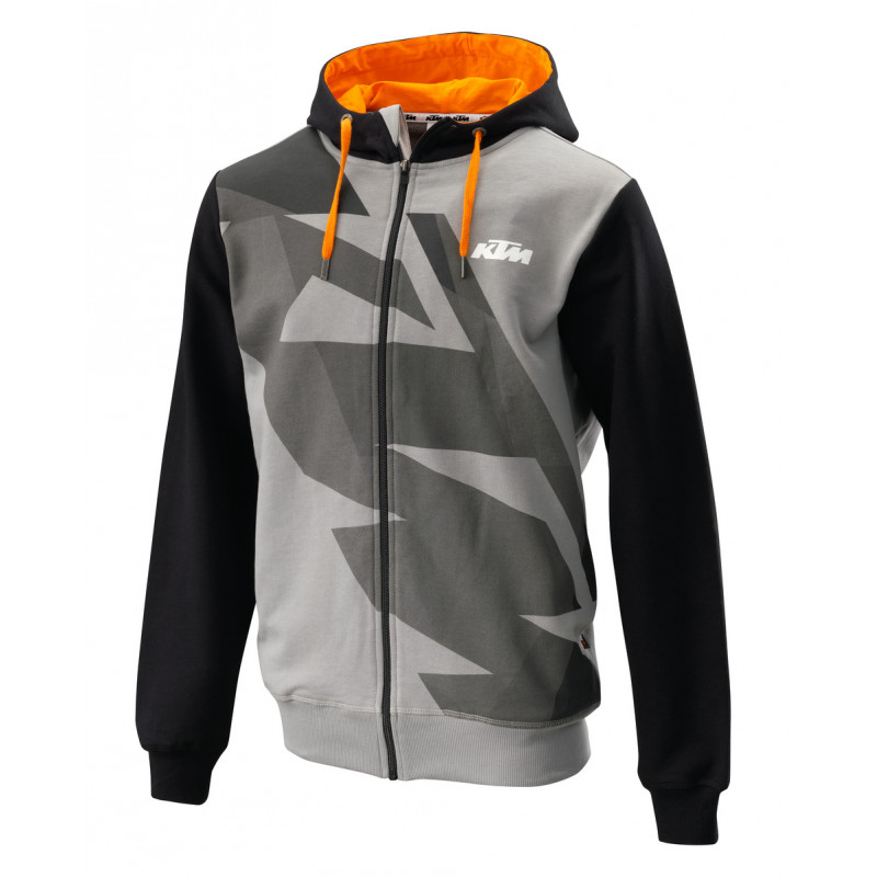 Sweat zippe capuche ktm big logo 15