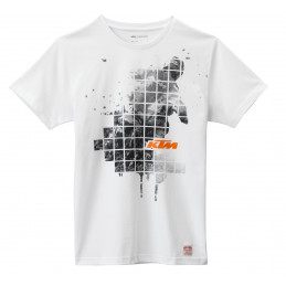 Tee-Shirt KTM Cut Up Tee White