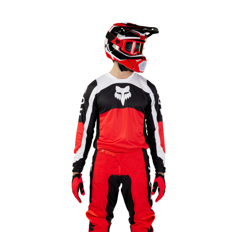 Maillot Motocross Fox 180 Nitro Fluo Red 2024