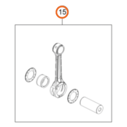 Kit bielle origine 125 SX /...