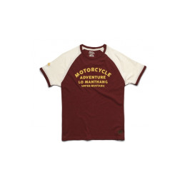 T SHIRT RAGLAN ROUGE /...