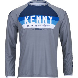 MAILLOT KENNY ELITE GRIS BLEU