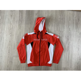 SWEAT GASGAS ZIP ROUGE